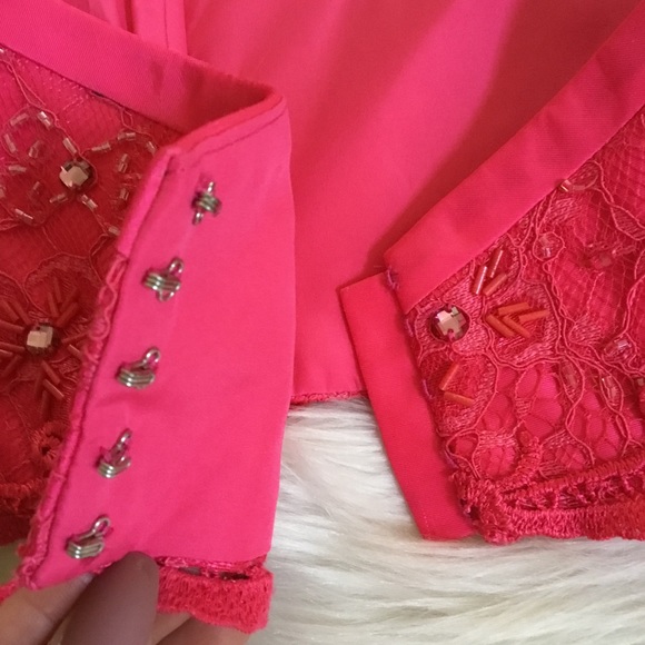 Rachel Allan Floral Mermaid 2 Piece Dress Size 2 - Picture 9 of 15